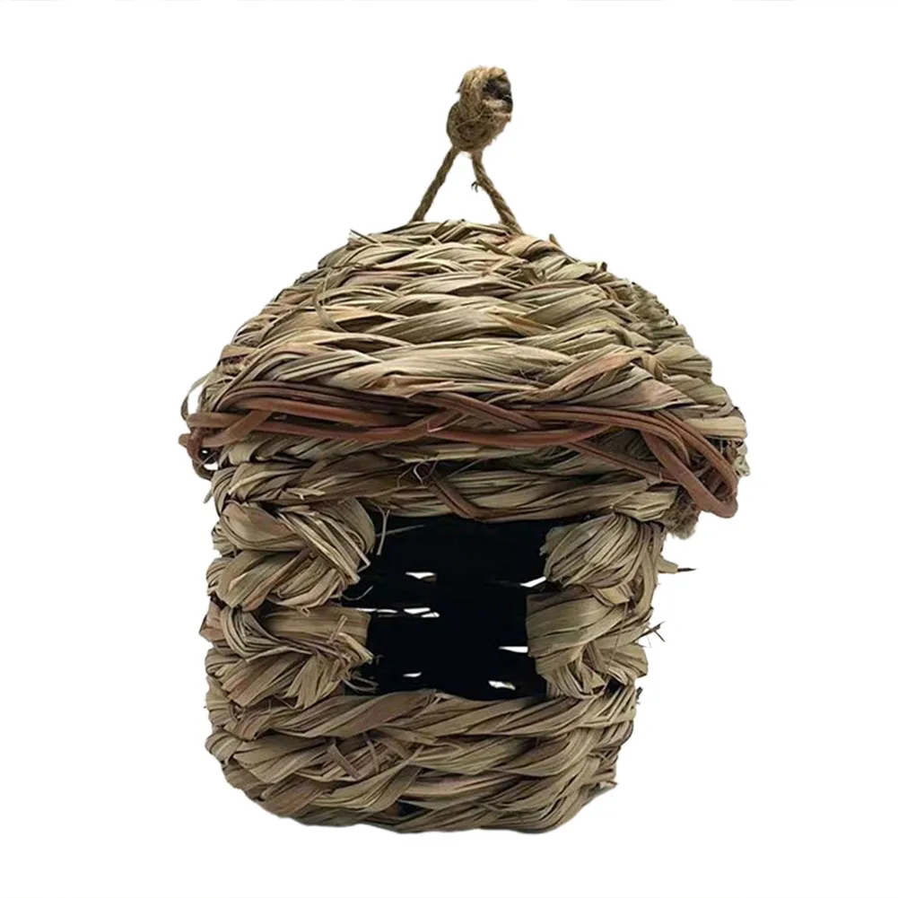 Garden Nest House Bird House Extra Durable Bird Cage For Outdoor Hanging Hand-woven Straw Metal Birdhouse Stake
Garden Nest House Bird House Extra Durable Bird Cage For Outdoor Hanging Hand-woven Straw Metal Birdhouse Stake
