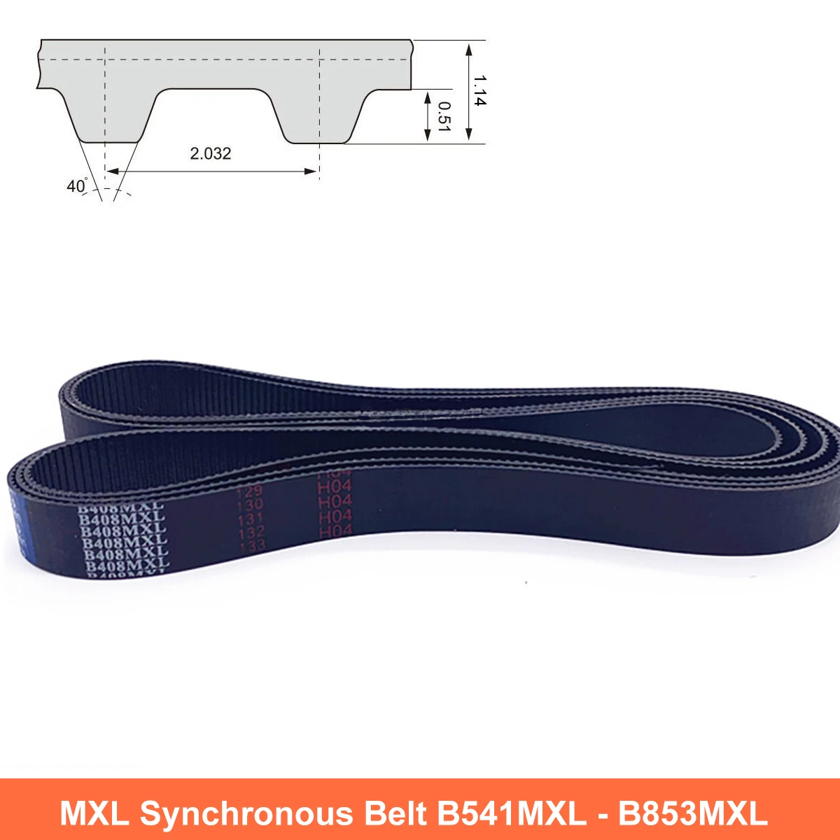 1Pcs MXL Timing Belt Width 6 10mm Closed Loop Rubber Synchronous Belt B541 B570 B612 B638 B648 B680 B705 B750 B760 B800 B853MXL
1Pcs MXL Timing Belt Width 6 10mm Closed Loop Rubber Synchronous Belt B541 B570 B612 B638 B648 B680 B705 B750 B760 B800 B853MXL
