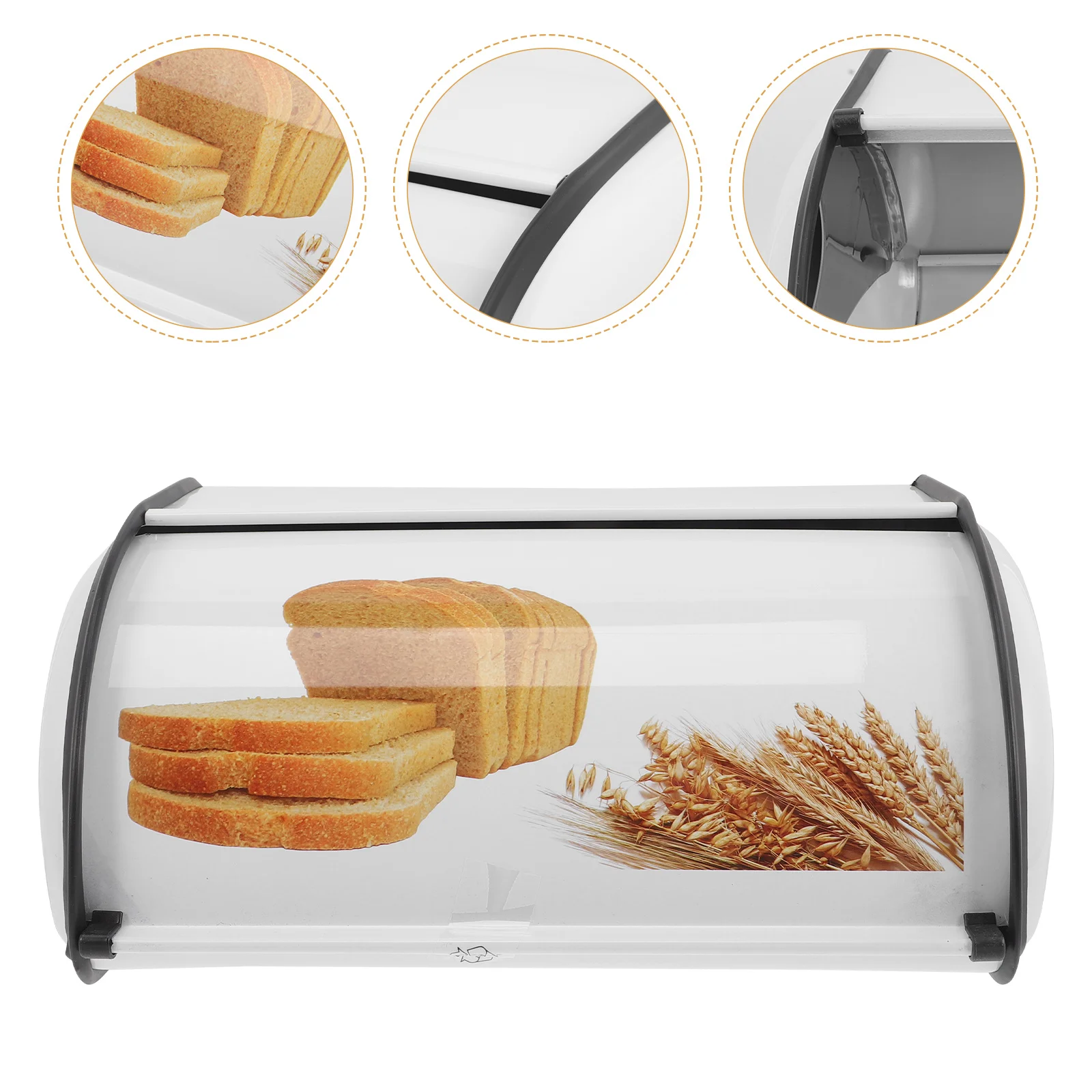 Containers Food Printed Bread Box Household Bin Storage Organizer Kitchen Countertop Holder
Containers Food Printed Bread Box Household Bin Storage Organizer Kitchen Countertop Holder