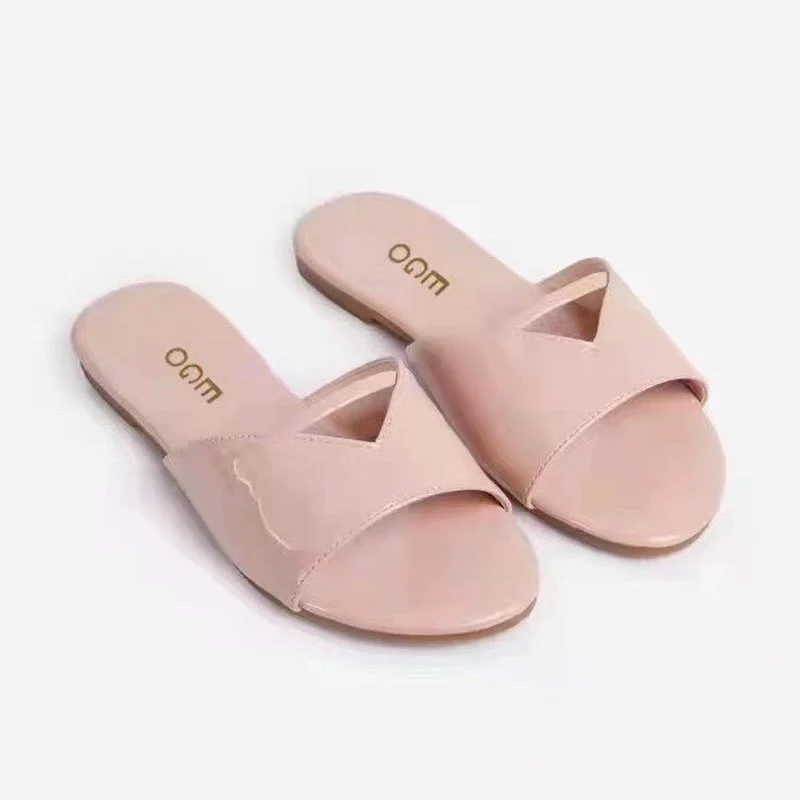 2022 Summer New Women Slippers All-match Flat Bottom Non-slip Bright Color Mopping Pu Leather Ladies Outdoor Beach Slippers
2022 Summer New Women Slippers All-match Flat Bottom Non-slip Bright Color Mopping Pu Leather Ladies Outdoor Beach Slippers