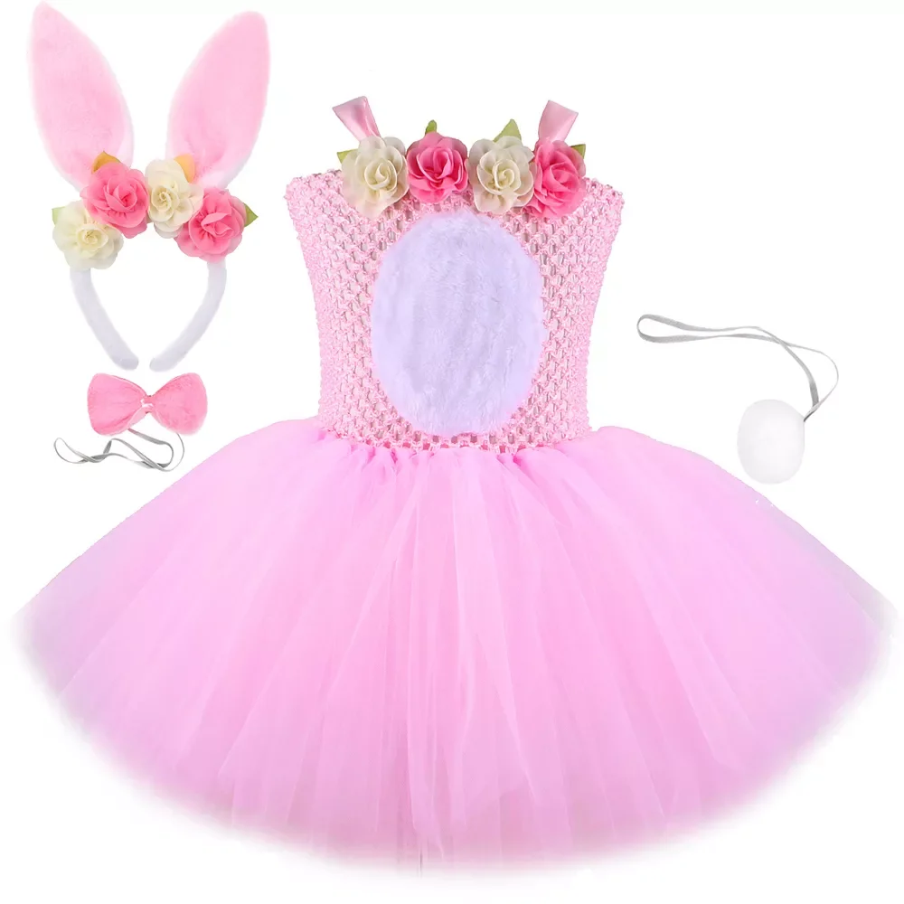 Flower Easter Bunny Tutu Dress for Baby Girls Rabbit Halloween Costume for Kids Toddler Animal Cosplay Dresses Girl Tulle Outfit
Flower Easter Bunny Tutu Dress for Baby Girls Rabbit Halloween Costume for Kids Toddler Animal Cosplay Dresses Girl Tulle Outfit