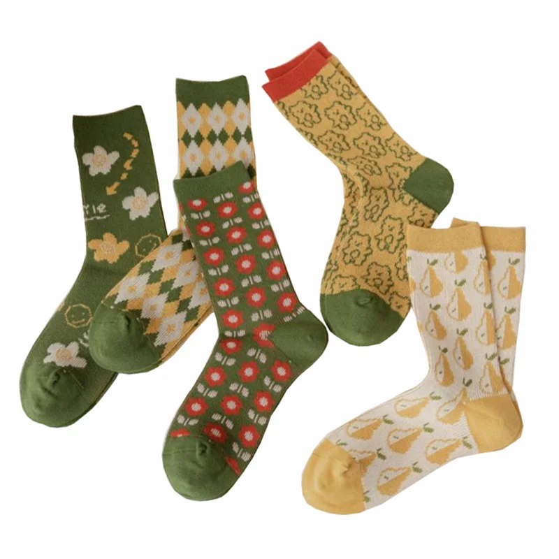 5 Pair Korean Style Winter Sock Women Cute Long Kawaii Print Cotton Cycling Socks Set Fashion Middle Tube Leg Cover Vrouw Socken
5 Pair Korean Style Winter Sock Women Cute Long Kawaii Print Cotton Cycling Socks Set Fashion Middle Tube Leg Cover Vrouw Socken