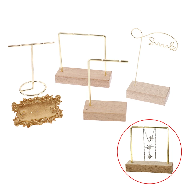 1pc Jewelry Organizer Wooden Rack Bracelet Earring Holder Display Decoration Stand European Style Simple Design Smooth Lines
1pc Jewelry Organizer Wooden Rack Bracelet Earring Holder Display Decoration Stand European Style Simple Design Smooth Lines