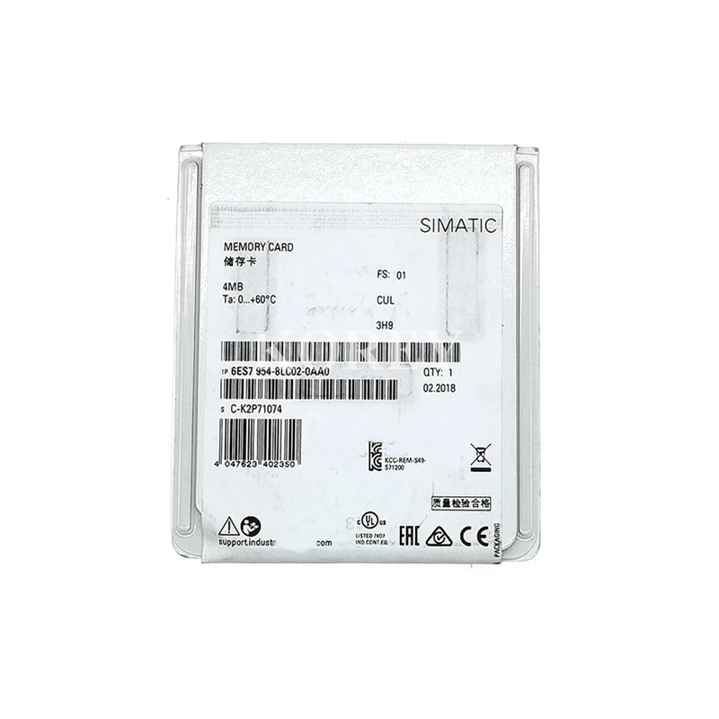 В наличии Siemens 4 Мб карта памяти 6ES7954-8LC02-0AA0 6ES7 954-8LC02-0AA0 оригинал
В наличии Siemens 4 Мб карта памяти 6ES7954-8LC02-0AA0 6ES7 954-8LC02-0AA0 оригинал