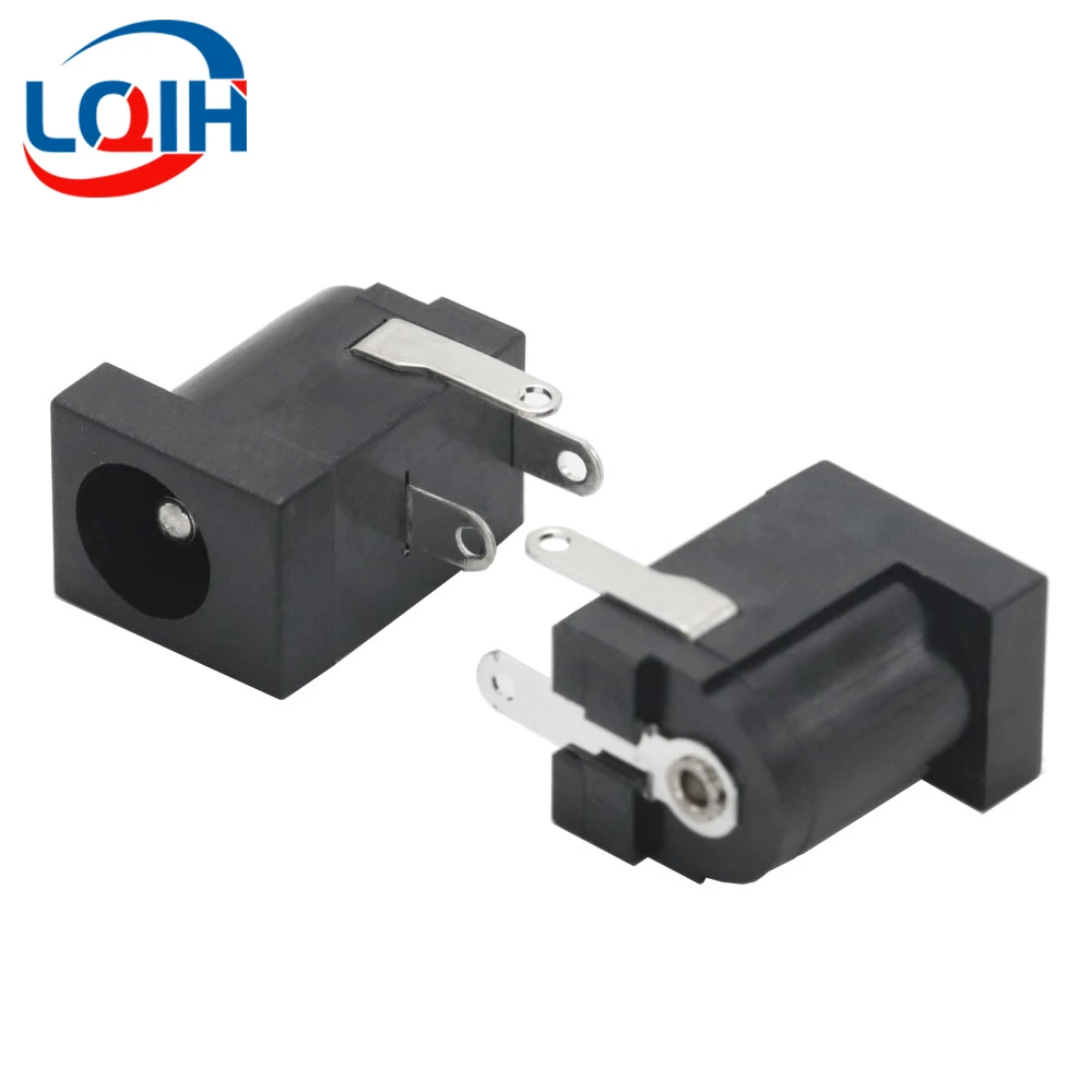 10pcs DC-005 5.5x2.1mm 5.5x2.5mm Black DC Power Jack Socket DC Connectors Supply Barrel-Type Right Angle PCB Mount Terminal
10pcs DC-005 5.5x2.1mm 5.5x2.5mm Black DC Power Jack Socket DC Connectors Supply Barrel-Type Right Angle PCB Mount Terminal