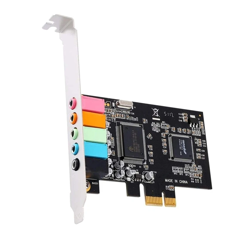 Звуковая карта PCI-E 5,1 6-канальный чипсет CMI8738, цифровая настольная плата Audios PCI-E
Звуковая карта PCI-E 5,1 6-канальный чипсет CMI8738, цифровая настольная плата Audios PCI-E