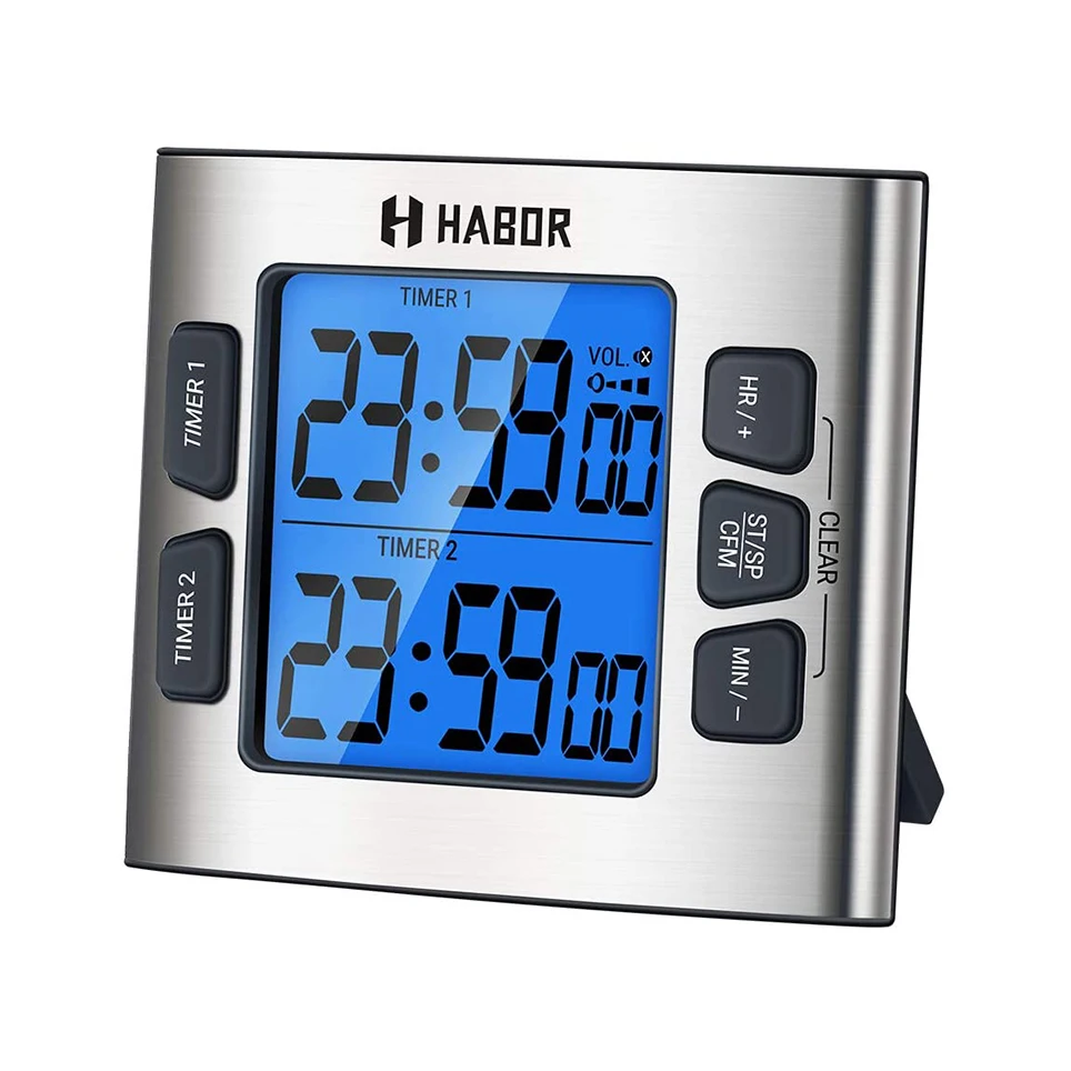 Кухонный таймер с цифровым большим экраном для обучения детей и студентов
Кухонный таймер с цифровым большим экраном для обучения детей и студентов