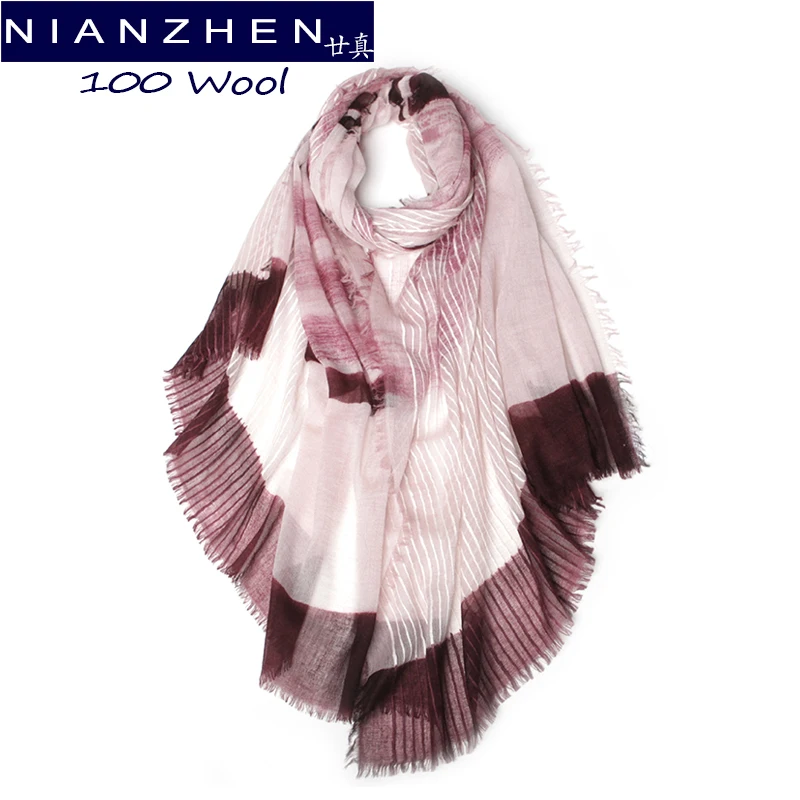 NIANZHEN European American Style HPainted Printing Wool Shawl Thin Scarf Autumn Winter Female Shawl D180077
NIANZHEN European American Style HPainted Printing Wool Shawl Thin Scarf Autumn Winter Female Shawl D180077