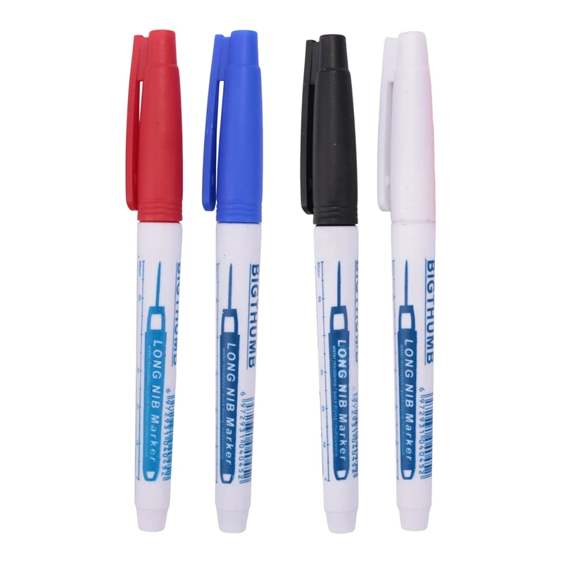 NEW-4 Pcs Deep Reach Markers Long Nose Marker Waterproof Deep Hole Marker 30 Mm Reach Permanent Markers, 4 Colors
NEW-4 Pcs Deep Reach Markers Long Nose Marker Waterproof Deep Hole Marker 30 Mm Reach Permanent Markers, 4 Colors