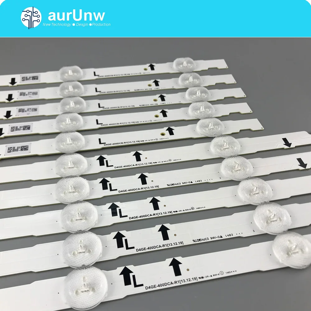 10pcs LED Backlight Strip 2014SVS40 D4GE-400DCA-R1 D4GE-400DCB-R1 For SamSung 40'' TV UE40H6500 UE40H5500 UE40H6200 UE40H5100
10pcs LED Backlight Strip 2014SVS40 D4GE-400DCA-R1 D4GE-400DCB-R1 For SamSung 40'' TV UE40H6500 UE40H5500 UE40H6200 UE40H5100
