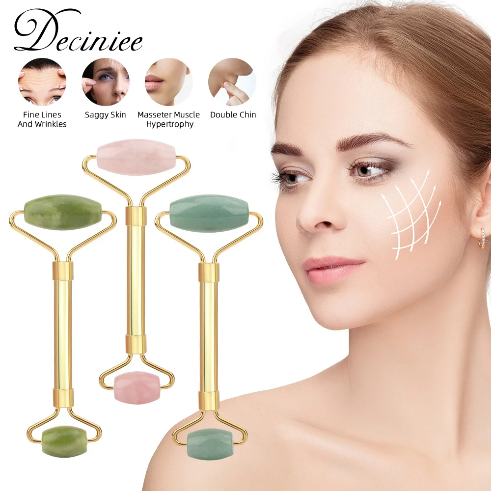 Deciniee Natural Face Massager Jade Roller Guasha Scraper For Face Microniddle Roller Skin Care Fine Lines And wrinkles Removal
Deciniee Natural Face Massager Jade Roller Guasha Scraper For Face Microniddle Roller Skin Care Fine Lines And wrinkles Removal