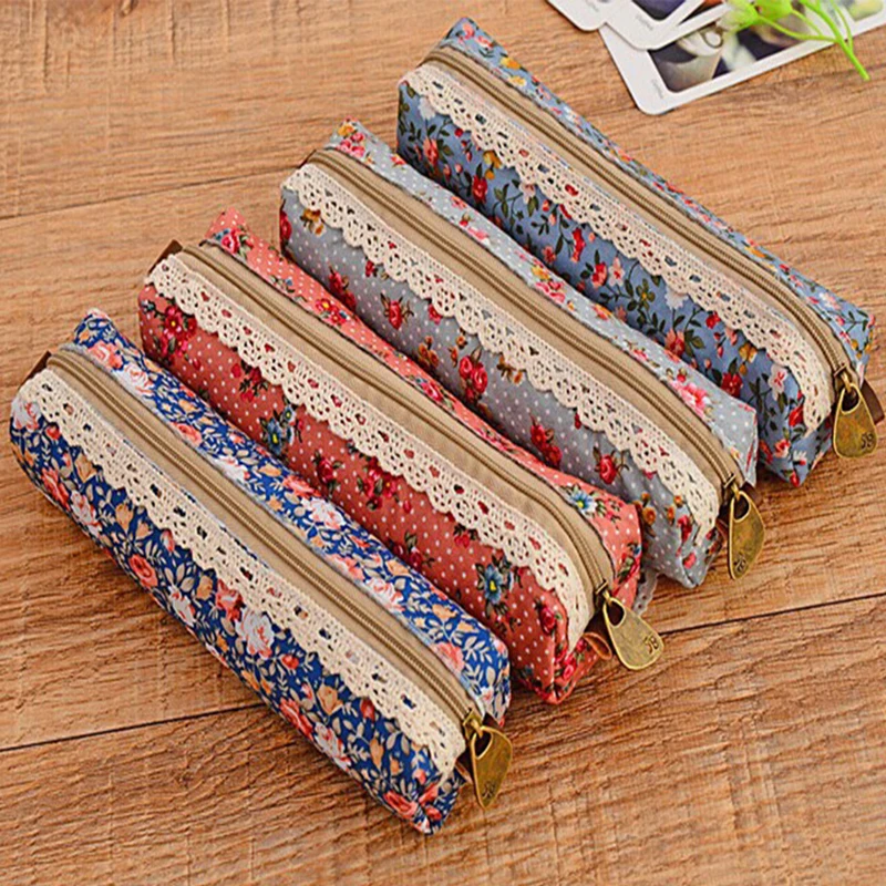 Flower Pattern Floral Pen Box Pencil Bag Canvas School Office Supply Stationery Case Pouch Cute Children Gifts Wedding Favors
Flower Pattern Floral Pen Box Pencil Bag Canvas School Office Supply Stationery Case Pouch Cute Children Gifts Wedding Favors