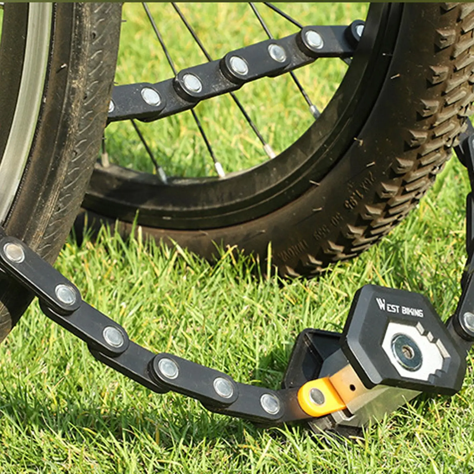 Bike Alloy Steel Chain Lock Strong Security Anti-Theft Mount Bracket Hamburg-Lock Bicycle Bike Accessories Folding Lock
Bike Alloy Steel Chain Lock Strong Security Anti-Theft Mount Bracket Hamburg-Lock Bicycle Bike Accessories Folding Lock