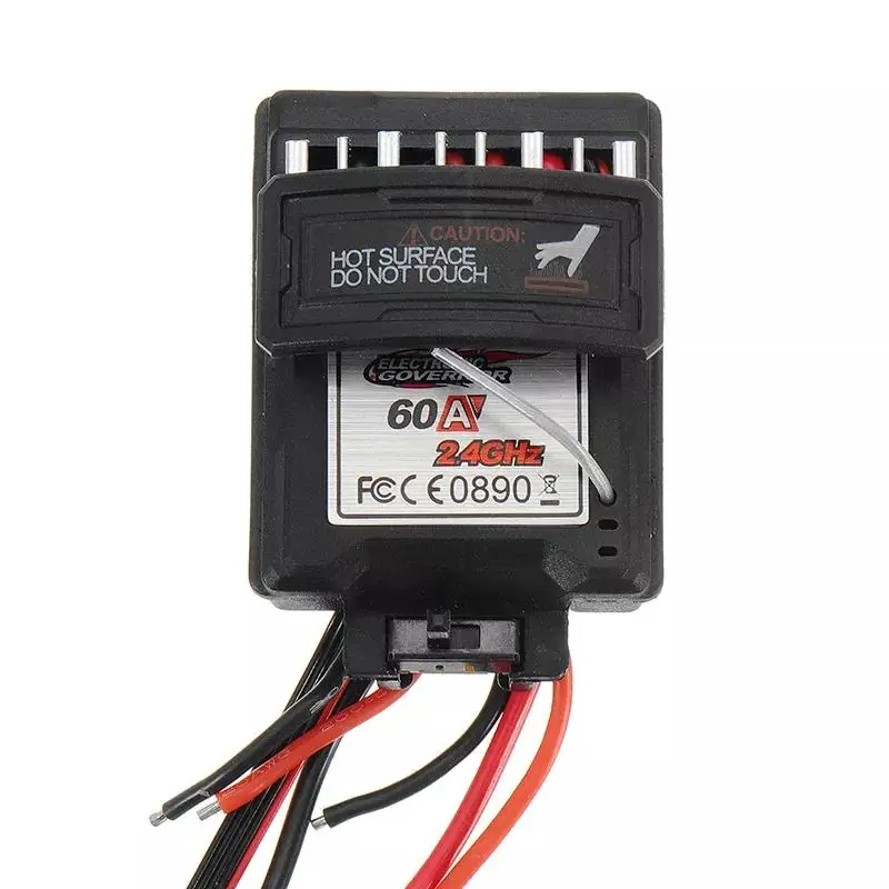 

60A 7.4V Brushed Speed Controller ESC for Xinlehong 9125 1/10 RC Car Parts No.25-ZJ07