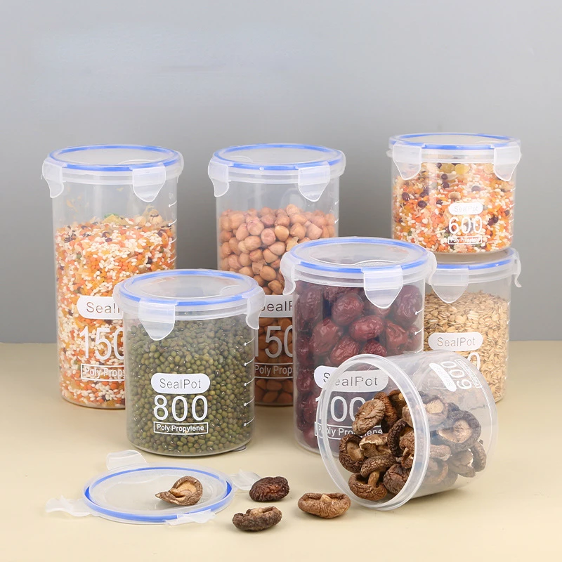 Sealed Transparent Plastic Sealed Food Preservation Jar Milk Powder Jar Food Jar Kitchen Cereal Storage Box Kitchen Accessories
Sealed Transparent Plastic Sealed Food Preservation Jar Milk Powder Jar Food Jar Kitchen Cereal Storage Box Kitchen Accessories