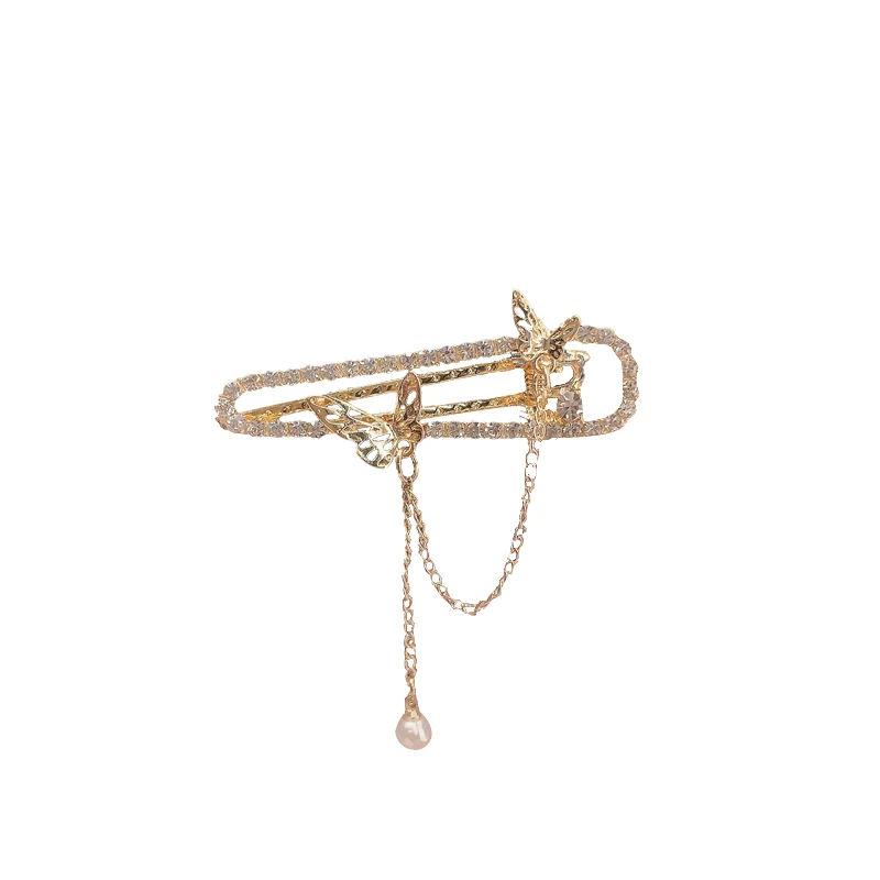 YY Super Fairy Temperament Rhinestone Side Bangs Clip Duckbill Clip Hairpin Headdress
YY Super Fairy Temperament Rhinestone Side Bangs Clip Duckbill Clip Hairpin Headdress