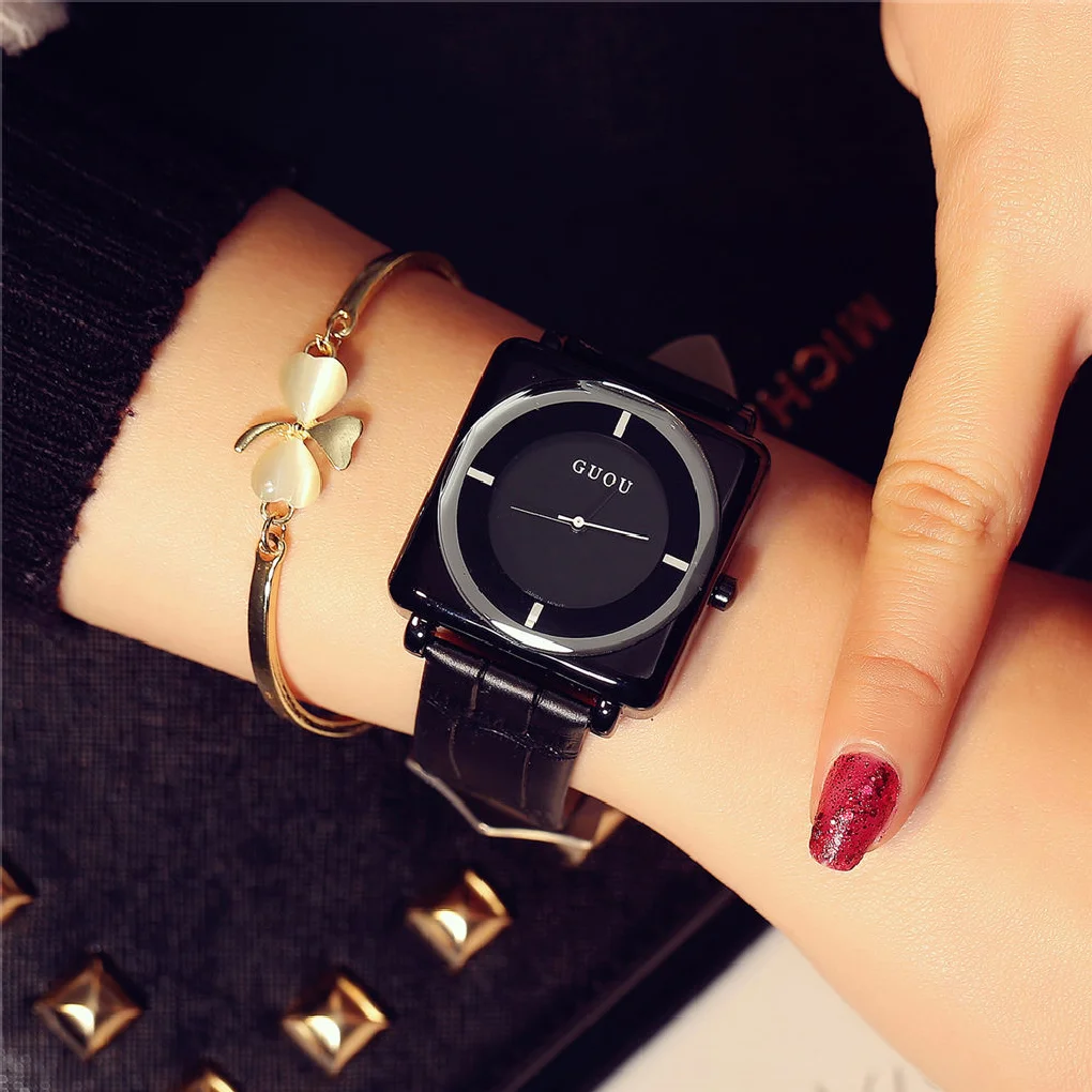 Fashion GUOU Top Brand Watch Square Women's Watches Women Leather Ladies Clock bayan saat montre femme reloj mujer
Fashion GUOU Top Brand Watch Square Women's Watches Women Leather Ladies Clock bayan saat montre femme reloj mujer