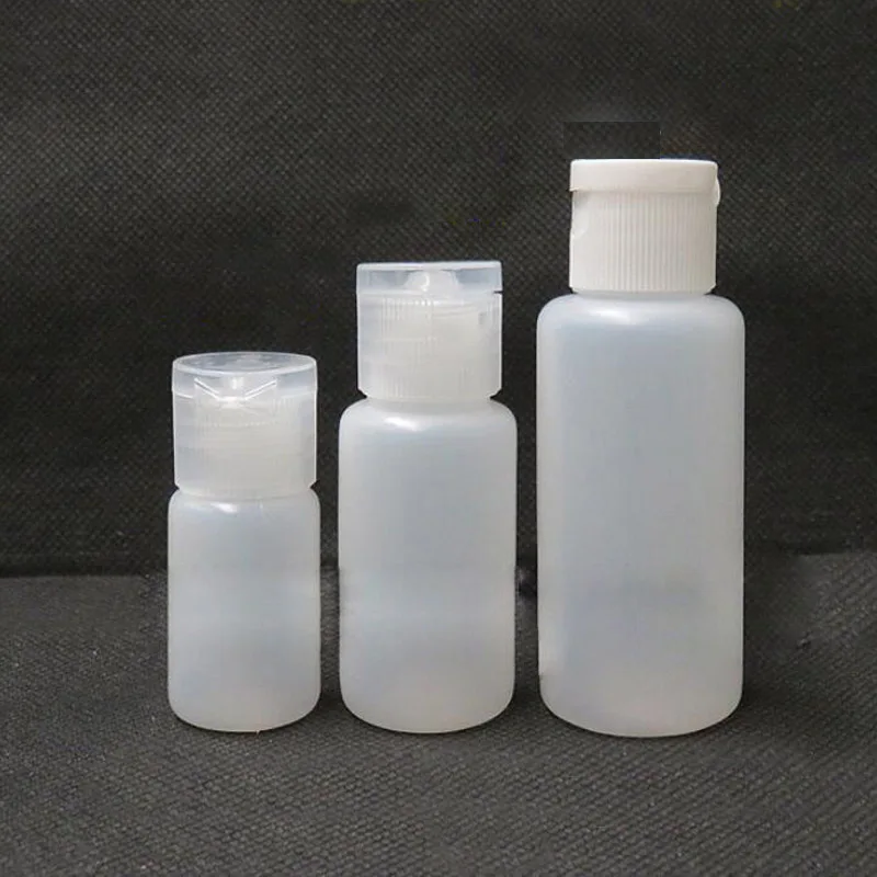 50PCS 10/20/30ML Empty Plastic Sample PE Flip Cap Bottle Vial Liquid Makeup Containers Storoage Bottle
50PCS 10/20/30ML Empty Plastic Sample PE Flip Cap Bottle Vial Liquid Makeup Containers Storoage Bottle