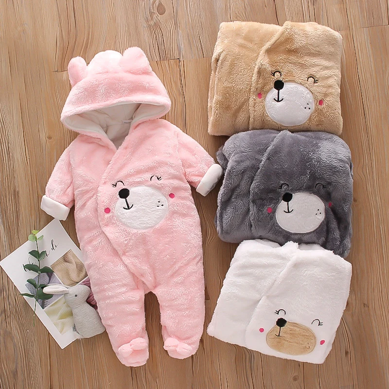 Winter Baby Clothing Fleece Velvet Toddler Girls Rompers Bear Suit Infant Outfit Plush Boys Hooded Jumpsuit TZ369
Winter Baby Clothing Fleece Velvet Toddler Girls Rompers Bear Suit Infant Outfit Plush Boys Hooded Jumpsuit TZ369