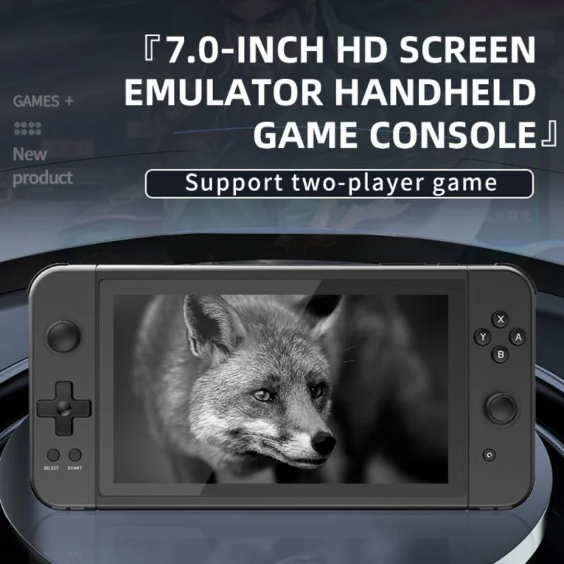 Newest X70 7.0 inch Handheld Portable Game Console with IPS screen 32GB free games for /FC/GBA/NEOGEO/SFC/MD/PS support MP3
Newest X70 7.0 inch Handheld Portable Game Console with IPS screen 32GB free games for /FC/GBA/NEOGEO/SFC/MD/PS support MP3