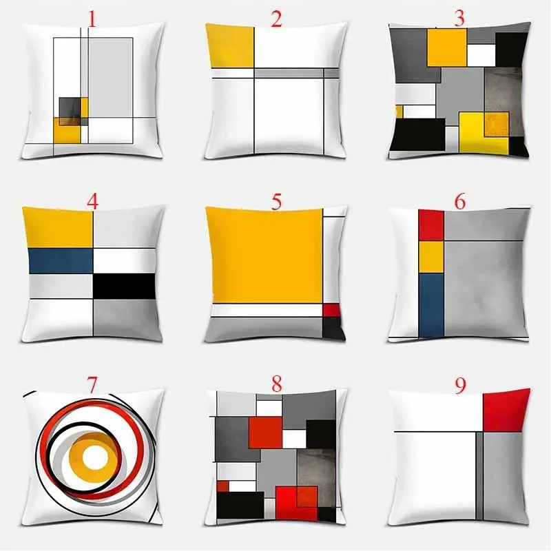 Home Decor Simple Modern Geometric Belt Square Print Pillowcase Car Sofa Cushion Cover Pillowcase 45x45cm
Home Decor Simple Modern Geometric Belt Square Print Pillowcase Car Sofa Cushion Cover Pillowcase 45x45cm