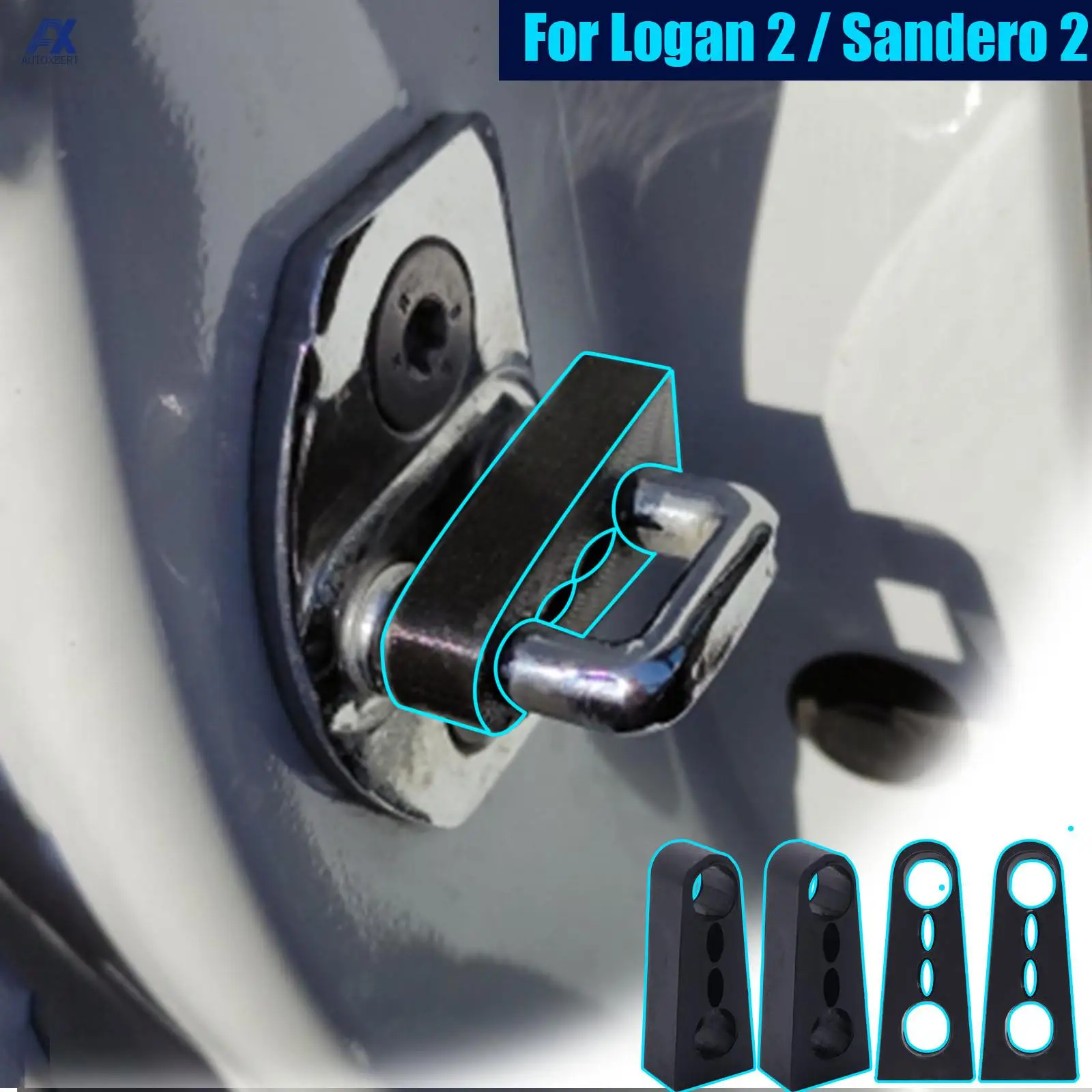 Door Lock Damper For Renault Logan 2 / Sandero 2 2014–2022 Soundproof Sound Insulation Quiet Deaf Creaking Screaks Noise Seal
Door Lock Damper For Renault Logan 2 / Sandero 2 2014–2022 Soundproof Sound Insulation Quiet Deaf Creaking Screaks Noise Seal