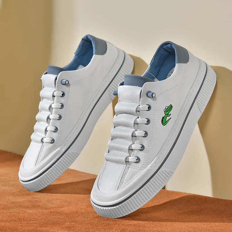 New Trend Fashion Men Shoes Comfortable Flats Footwear For Mens Popular Leather Man Casual Sneakers Wearable Walking Shoes Mens
New Trend Fashion Men Shoes Comfortable Flats Footwear For Mens Popular Leather Man Casual Sneakers Wearable Walking Shoes Mens