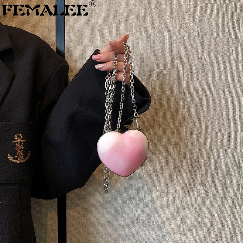 Luxury Peach Heart Clutch Earphone Keys Purse Mini Love Hearted Evening Handbags Shoulder Wedding Dinner Bag Wallet Accessories
Luxury Peach Heart Clutch Earphone Keys Purse Mini Love Hearted Evening Handbags Shoulder Wedding Dinner Bag Wallet Accessories
