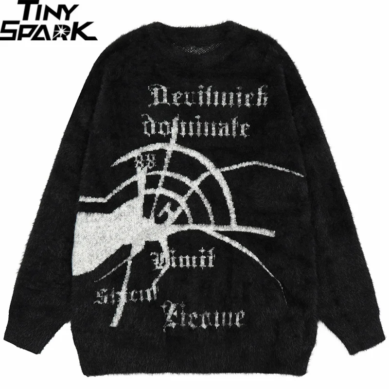 2023 Men Furry Sweater Strtwear Spider Graphic Knitted Sweater Harajuku Pullover Casual Cotton Sweater Black HipHop Hipster
2023 Men Furry Sweater Strtwear Spider Graphic Knitted Sweater Harajuku Pullover Casual Cotton Sweater Black HipHop Hipster
