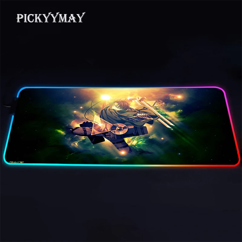 Игровой коврик для мыши из аниме «атака на Титанов», большой RGB коврик для мыши, большой светодиодный коврик для мыши, геймерский коврик, ком...
Игровой коврик для мыши из аниме «атака на Титанов», большой RGB коврик для мыши, большой светодиодный коврик для мыши, геймерский коврик, ком...