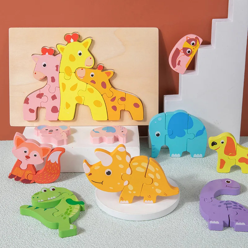 Infant Animal Three-dimensional Combination Puzzle Wooden Puzzle Building Block Early Education Assembly Toy
Infant Animal Three-dimensional Combination Puzzle Wooden Puzzle Building Block Early Education Assembly Toy