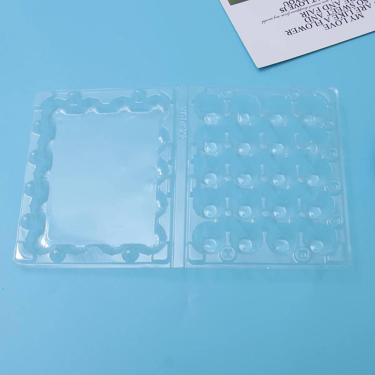 50pcs 20 Grids Quail Egg Tray Plastic Transparent Egg Dispenser Holder Egg Container Packaging Box
50pcs 20 Grids Quail Egg Tray Plastic Transparent Egg Dispenser Holder Egg Container Packaging Box