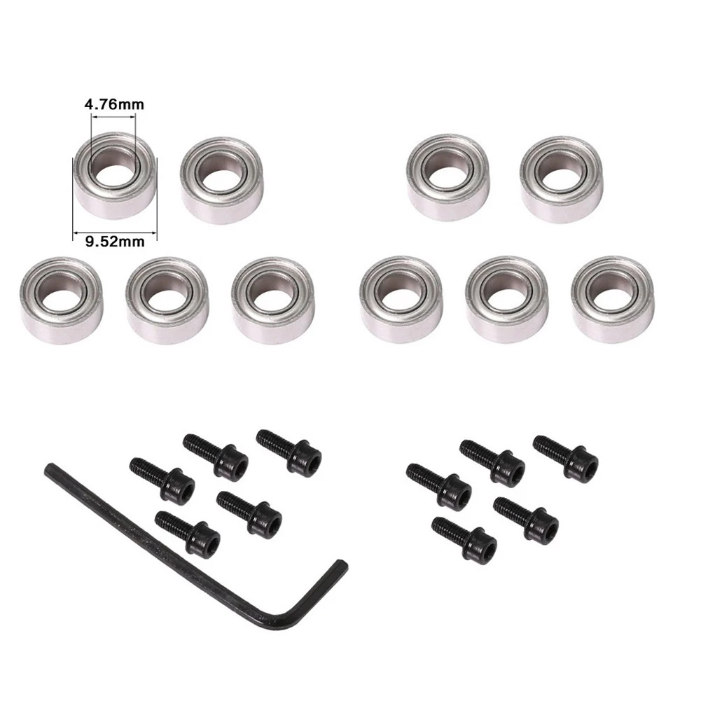 10Pcs Set Steel Router Bits Top Mounted Ball Bearings Guide 4.96mm Inner Diameter Power Tool For Router Bit Bearing Repair
10Pcs Set Steel Router Bits Top Mounted Ball Bearings Guide 4.96mm Inner Diameter Power Tool For Router Bit Bearing Repair