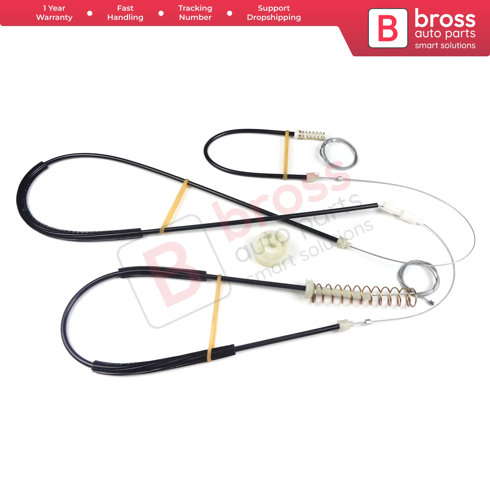 Bross BWR983 Electrical Power Window Regulator Repair Kit Left Door for BMW Mini Cooper First generation (R50/53) 2000-2006
Bross BWR983 Electrical Power Window Regulator Repair Kit Left Door for BMW Mini Cooper First generation (R50/53) 2000-2006
