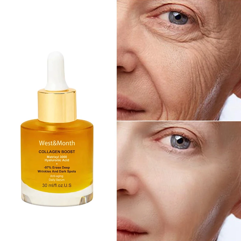 Collagen Anti-Aging Face Serum Effective Anti-wrinkle Fade Fine Lines Whitening Moisturizing Essences Smooth Skin Care Products
Collagen Anti-Aging Face Serum Effective Anti-wrinkle Fade Fine Lines Whitening Moisturizing Essences Smooth Skin Care Products