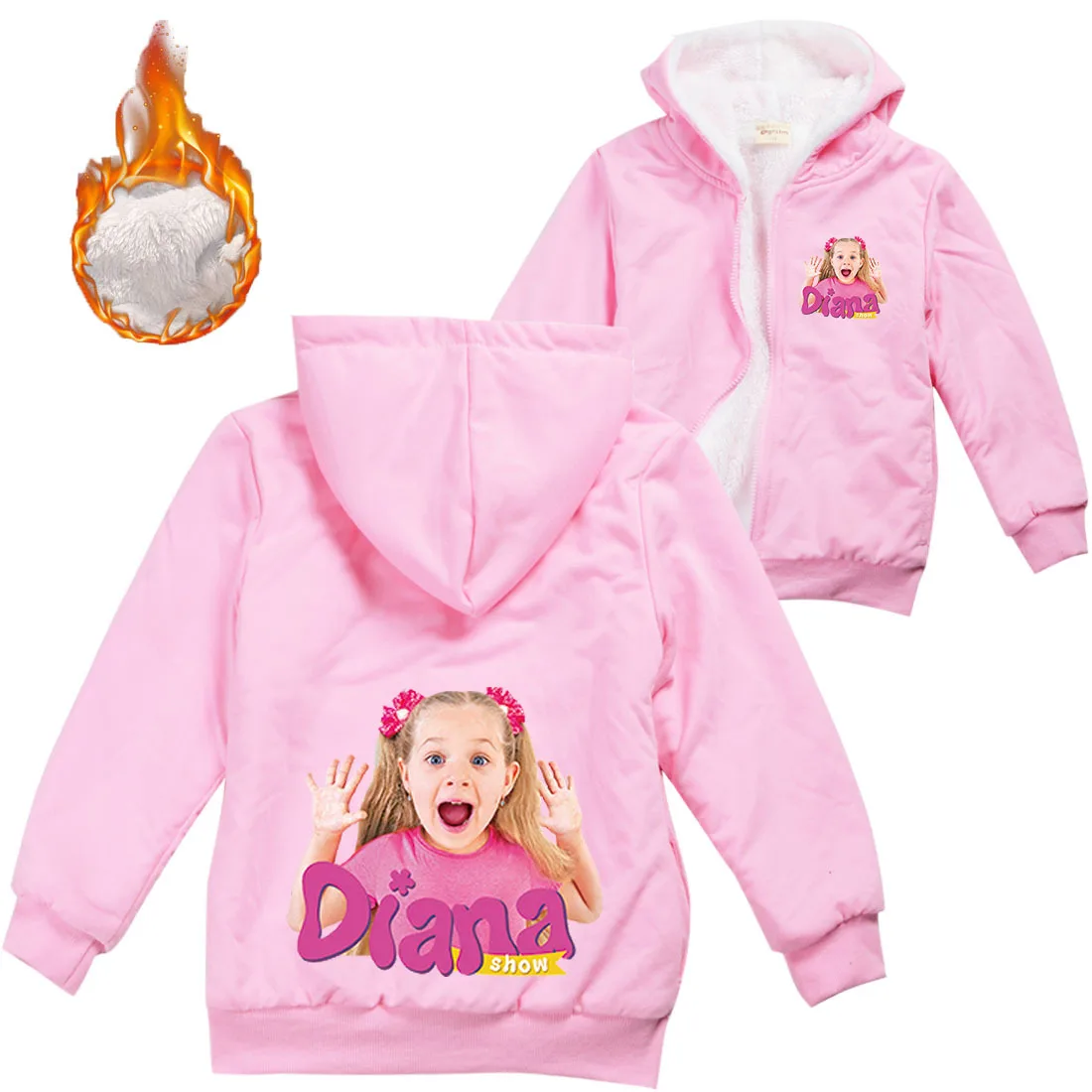 Diana and Roma Show Clothes Kids Down Jacket for Girls Hooded Zipper Jackets Baby Boys Winter Warm Velvet Clothing Children Coat
Diana and Roma Show Clothes Kids Down Jacket for Girls Hooded Zipper Jackets Baby Boys Winter Warm Velvet Clothing Children Coat