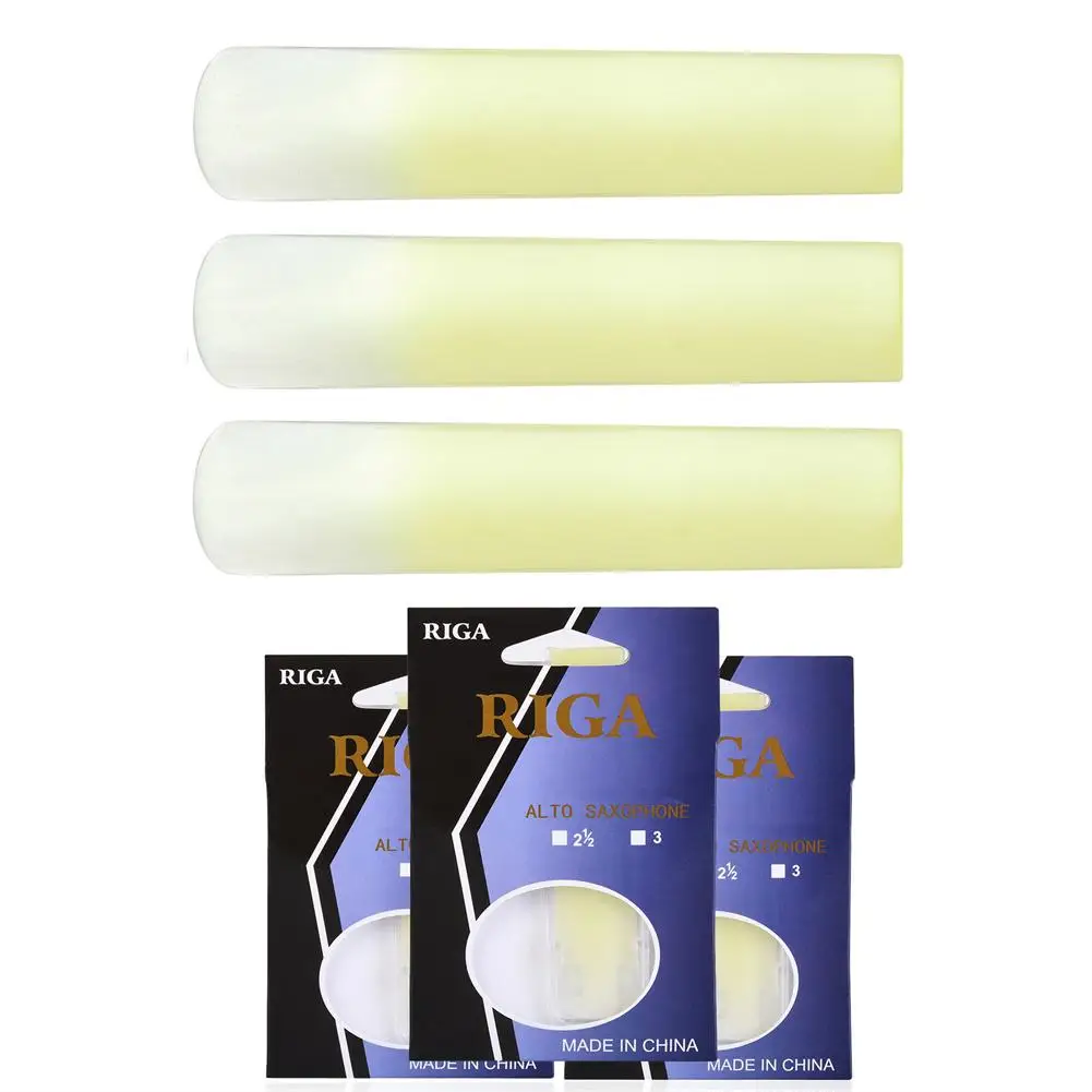 3pcs/Set Resin Saxophone Reeds Non-Toxic For Eb Alto Saxophone Musical Instrument Accessories Sax Instrument Reed
3pcs/Set Resin Saxophone Reeds Non-Toxic For Eb Alto Saxophone Musical Instrument Accessories Sax Instrument Reed