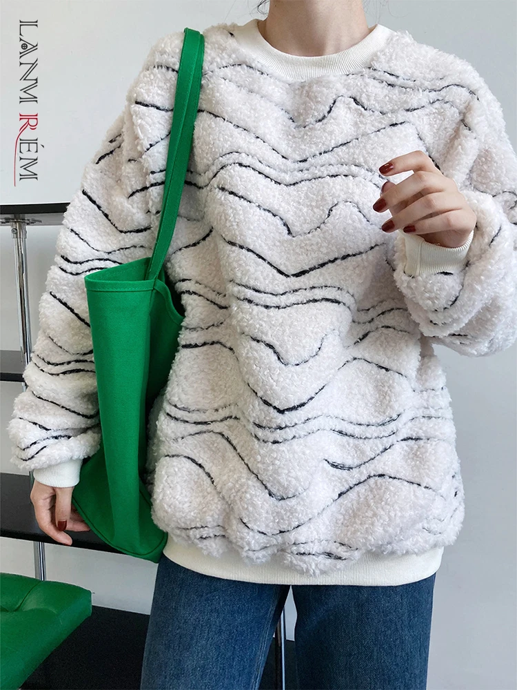LANMREM Women Lamb Wool Pullover Turtleneck Solid Color Loose Korean Style Female Fashion Outwear Sweater 2023 Autumn 2YA3875
LANMREM Women Lamb Wool Pullover Turtleneck Solid Color Loose Korean Style Female Fashion Outwear Sweater 2023 Autumn 2YA3875