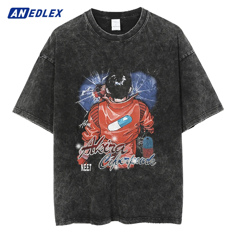 Hip Hop Streetwear Vintage Black T Shirt Japanese Anime Graphic Harajuku Washed T-Shirt Men Short Sleeve Tshirt Cotton Tops Tees
Hip Hop Streetwear Vintage Black T Shirt Japanese Anime Graphic Harajuku Washed T-Shirt Men Short Sleeve Tshirt Cotton Tops Tees