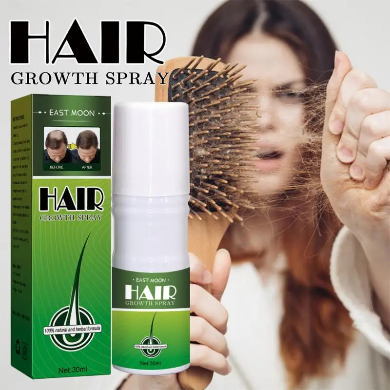 

Спрей для быстрого роста волос, 30 мл, сыворотка Polygonum Multiflorum против выпадения волос, питательный раствор, Восстанавливающая увлажняющая, спрей для ухода за волосами