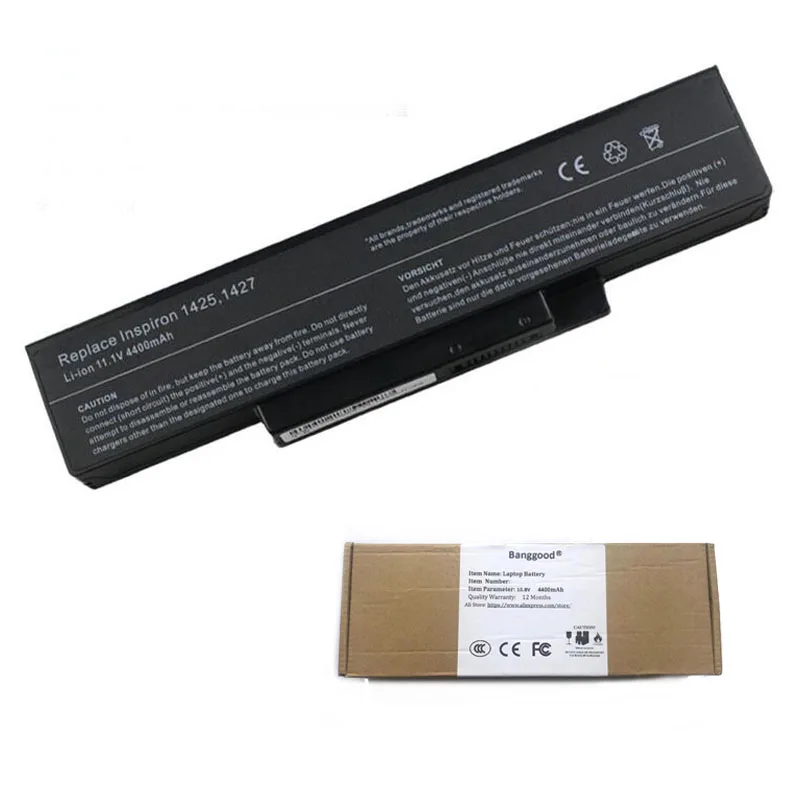 Аккумулятор Banggood 4400 мАч для ноутбука Dell Inspiron 1425 1427 1428 LENOVO E42 E42G E42L K42 Compal EL80 EL81
Аккумулятор Banggood 4400 мАч для ноутбука Dell Inspiron 1425 1427 1428 LENOVO E42 E42G E42L K42 Compal EL80 EL81