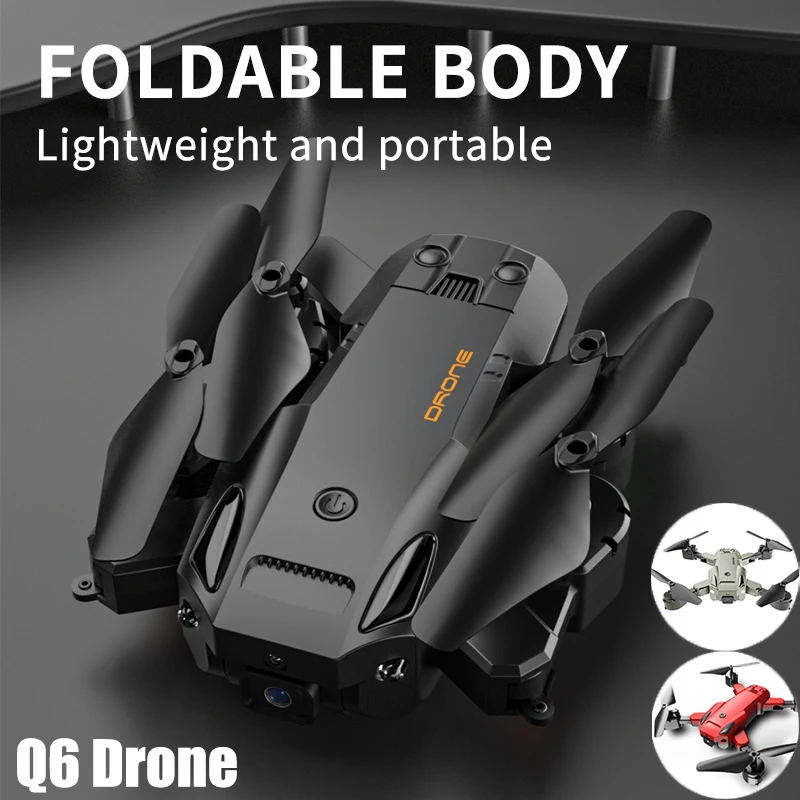 Drone 4K Professional Q6 Mini Drones 4K HD Dual Camera 5G Wifi FPV Obstacle Avoidance Folding Quadcopter RC Helicopter Dron
Drone 4K Professional Q6 Mini Drones 4K HD Dual Camera 5G Wifi FPV Obstacle Avoidance Folding Quadcopter RC Helicopter Dron