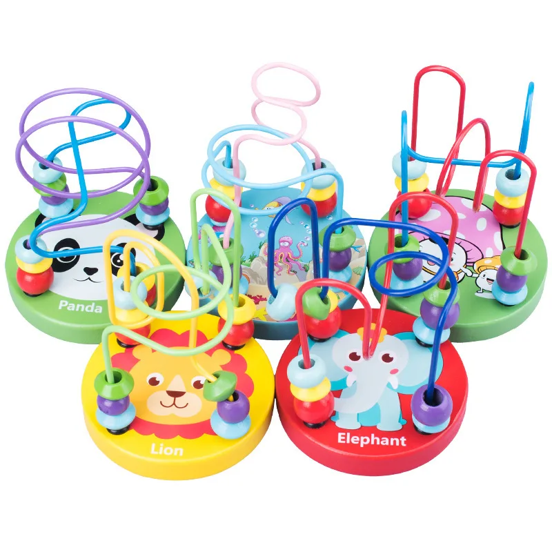 Baby Montessori Educational Math Toy Wooden Mini Circles Bead Wire Maze Roller Coaster Abacus Puzzle Toys for Kids Boy Girl Gift
Baby Montessori Educational Math Toy Wooden Mini Circles Bead Wire Maze Roller Coaster Abacus Puzzle Toys for Kids Boy Girl Gift