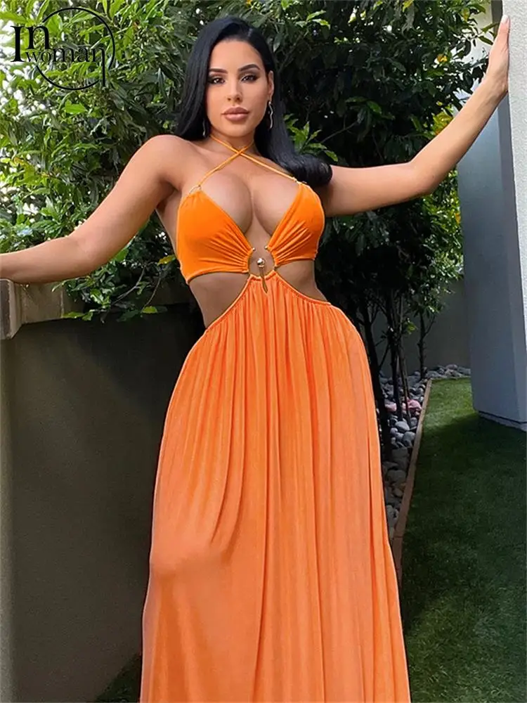 Habbris Orange Boodycon Halter Mini Dresses Summer Outfits For Women Sexy Sleeveless White Short Dress Vacation Casual Dresses
Habbris Orange Boodycon Halter Mini Dresses Summer Outfits For Women Sexy Sleeveless White Short Dress Vacation Casual Dresses
