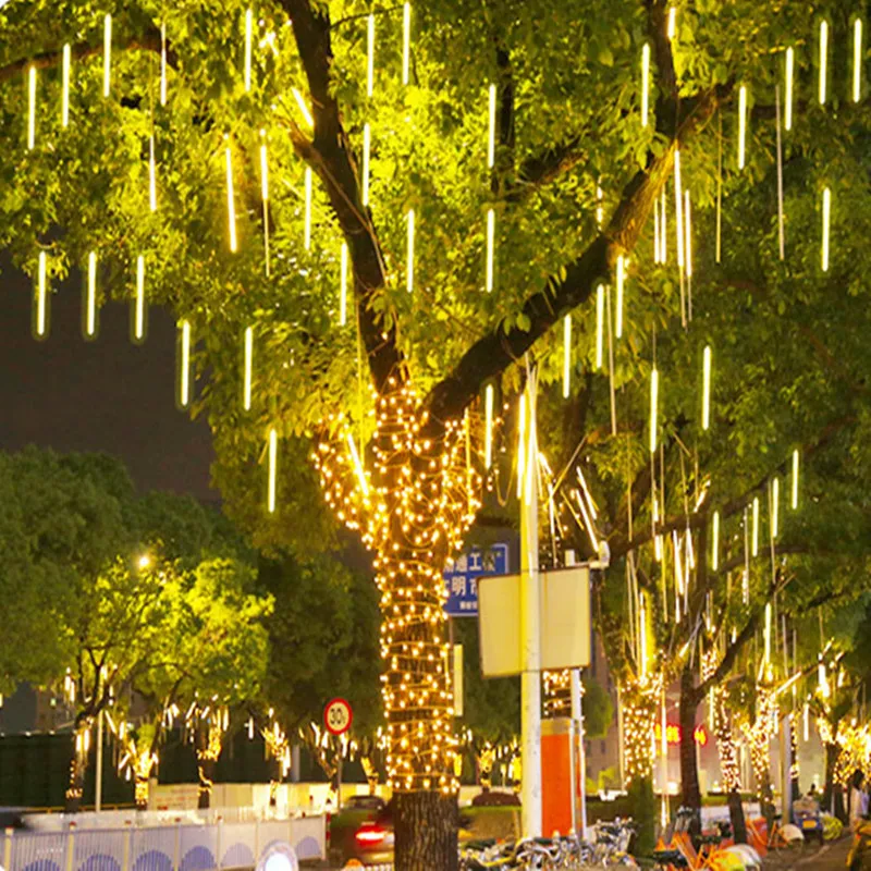 30/50cm LED Meteor Shower Fairy String Garland Lights Christmas Decorations Outdoor Wedding Street Garden Decor 32/24/12 Tubes
30/50cm LED Meteor Shower Fairy String Garland Lights Christmas Decorations Outdoor Wedding Street Garden Decor 32/24/12 Tubes