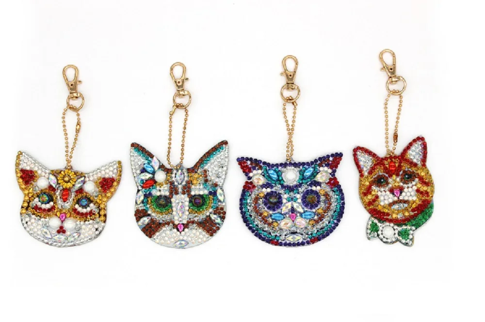 5D DIY 4Pcs Diamond Painting Keychain Rhinestone Embroidery Pendant DIY Craft Kits Mosaic Cross Stitch Diamond Painting
5D DIY 4Pcs Diamond Painting Keychain Rhinestone Embroidery Pendant DIY Craft Kits Mosaic Cross Stitch Diamond Painting