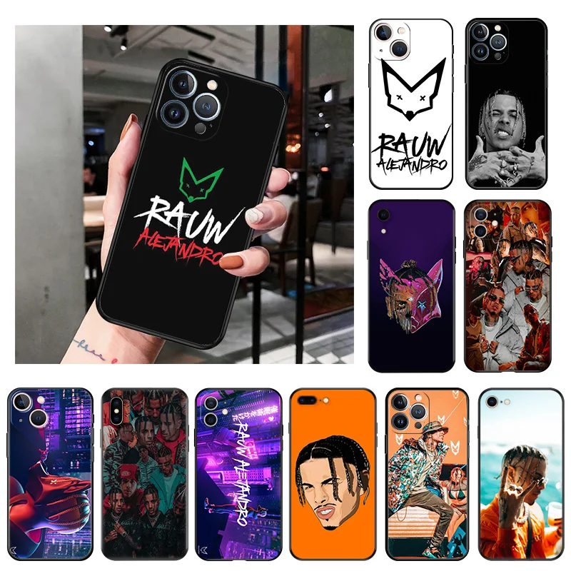 Silicone Black Phone Cases Cover for iPhone 11 14 Pro Max 12 13 Mini XR SE 7 8 6 6s Plus XS X SE3 11Pro Rauw Alejandro Singer
Silicone Black Phone Cases Cover for iPhone 11 14 Pro Max 12 13 Mini XR SE 7 8 6 6s Plus XS X SE3 11Pro Rauw Alejandro Singer