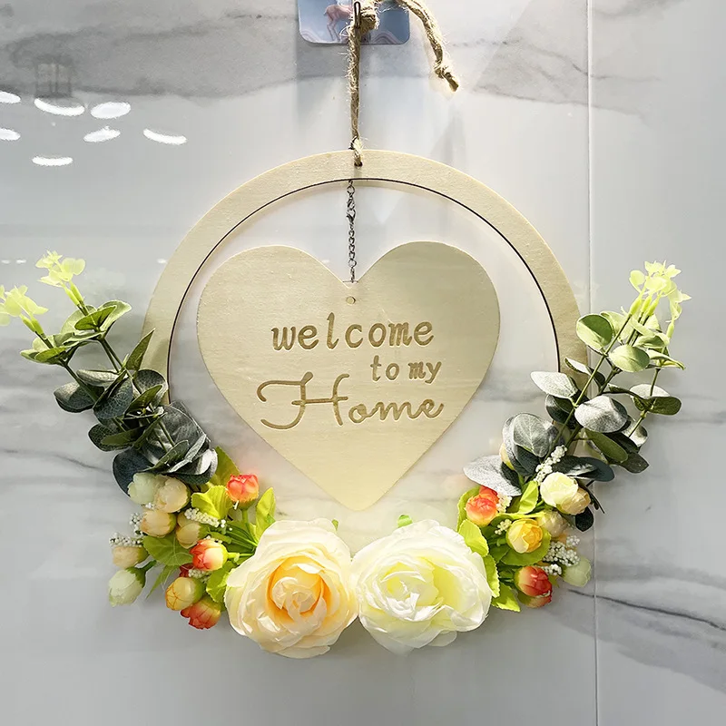 Woodwork Garland Decoration Welcome Card Valentine's Day Heart Shape Garland Birthday Party Valentine's Day Home Decoration
Woodwork Garland Decoration Welcome Card Valentine's Day Heart Shape Garland Birthday Party Valentine's Day Home Decoration