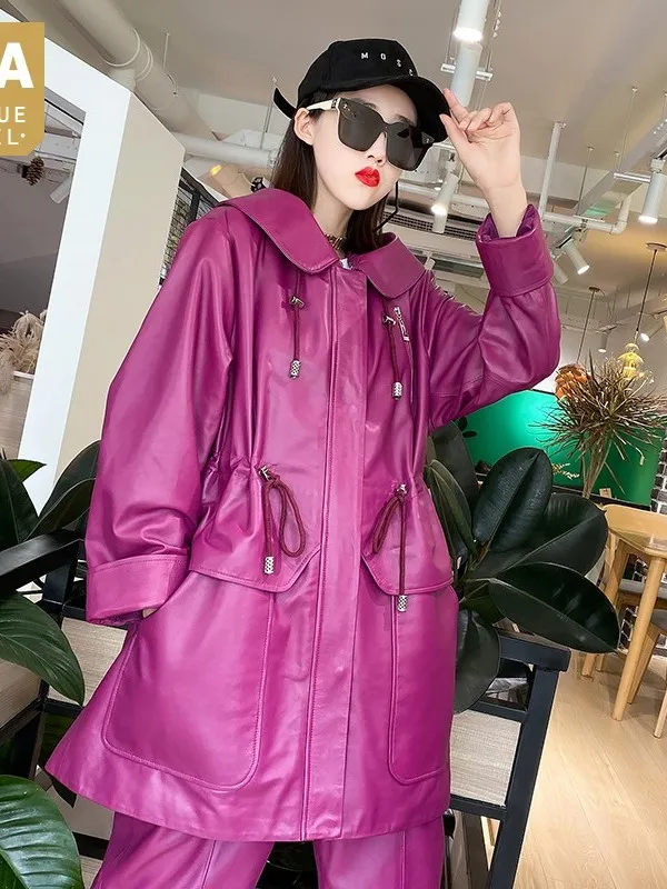 Женский Длинный Тренч из овчины Harajuku, Новая ветровка с капюшоном, куртка из натуральной кожи, свободный крой в стиле хип-хоп, пальто с регули...
Женский Длинный Тренч из овчины Harajuku, Новая ветровка с капюшоном, куртка из натуральной кожи, свободный крой в стиле хип-хоп, пальто с регули...