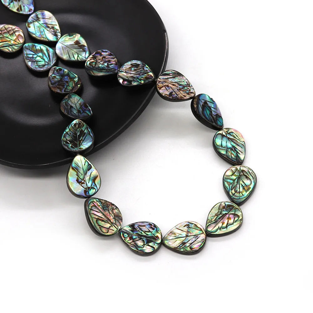 Natural Abalone Shell Leaf Shape Straight Hole Loose Beads 8-20mm DIY Making Charm Jewelry Necklace Earrings Bracelet Accessorie
Natural Abalone Shell Leaf Shape Straight Hole Loose Beads 8-20mm DIY Making Charm Jewelry Necklace Earrings Bracelet Accessorie